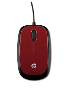 HP Mouse X1200 cablato Flyer Red