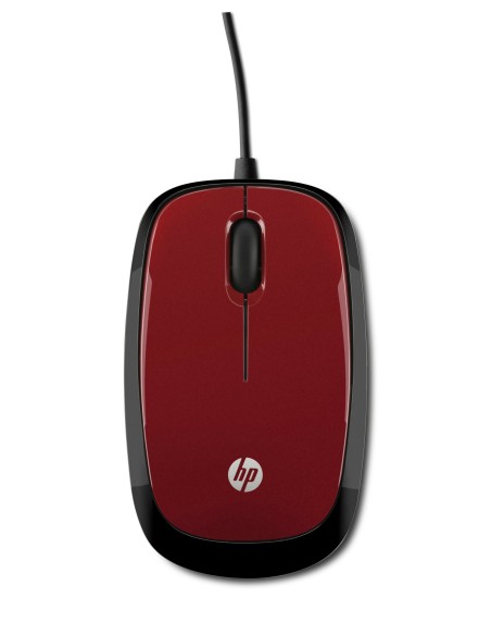 HP Mouse X1200 cablato Flyer Red