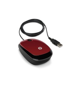 HP Mouse X1200 cablato Flyer Red 2