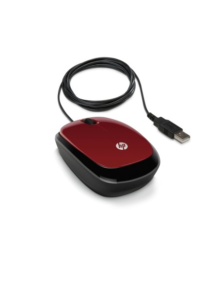 HP Mouse X1200 cablato Flyer Red
