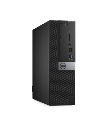 DELL OptiPlex 7050 DDR4-SDRAM i7-7700 SFF Intel® Core™ i7 8 GB 256 GB SSD Windows 10 Pro PC Nero