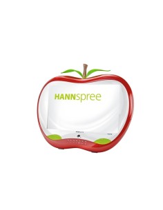 Hannspree Hanns.G HA 195 HPR 47 cm (18.5") 1366 x 768 Pixel WXGA LCD Rosso, Bianco