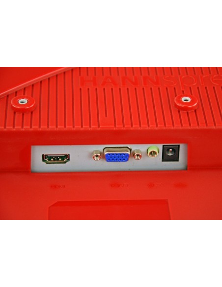 Hannspree Hanns.G HA 195 HPR 47 cm (18.5") 1366 x 768 Pixel WXGA LCD Rosso, Bianco