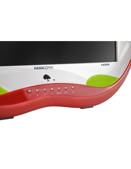 Hannspree Hanns.G HA 195 HPR 47 cm (18.5") 1366 x 768 Pixel WXGA LCD Rosso, Bianco