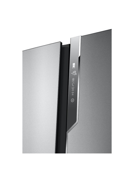 Haier HB25FSSAAA frigorifero side-by-side Libera installazione 685 L Acciaio inossidabile