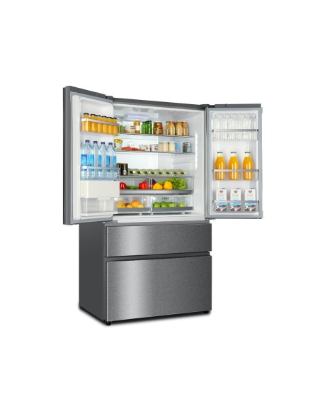Haier HB25FSSAAA frigorifero side-by-side Libera installazione 685 L Acciaio inossidabile