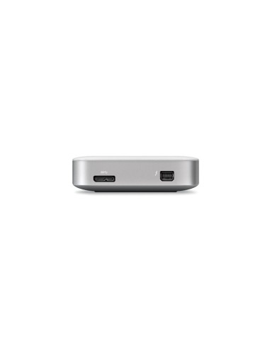 Buffalo MiniStation Thunderbolt 1.0TB disco rigido esterno 1000 GB Argento, Bianco