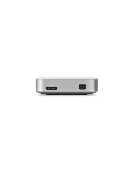 Buffalo MiniStation Thunderbolt 1.0TB disco rigido esterno 1000 GB Argento, Bianco