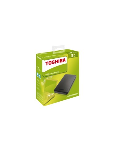 Toshiba Canvio Basics 2.5" 3TB disco rigido esterno 3000 GB Nero