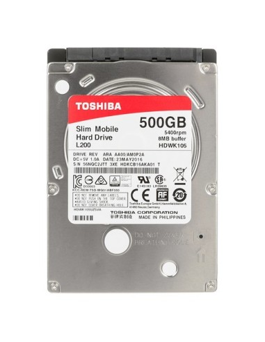 Toshiba L200 500GB 2.5" Serial ATA III