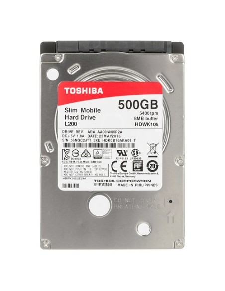 Toshiba L200 500GB 2.5" Serial ATA III