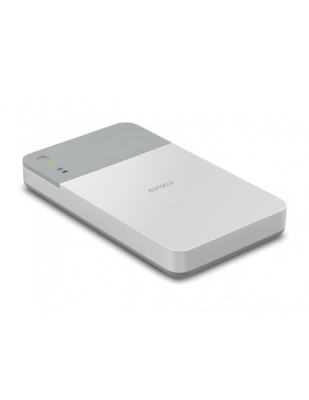 Buffalo MiniStation 1TB Air disco rigido esterno Wi-Fi 1000 GB Grigio, Argento