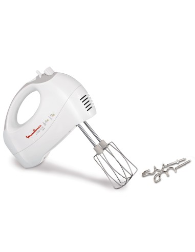 Moulinex HM410 Prep’Line Sbattitore prepline 5 velocità 450w Pentole Cucina, 450 W, Bianco