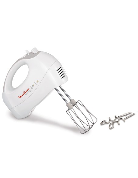Moulinex HM410 Prep’Line Sbattitore prepline 5 velocità 450w Pentole Cucina, 450 W, Bianco