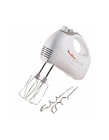 Moulinex HM410 Prep’Line Sbattitore prepline 5 velocità 450w Pentole Cucina, 450 W, Bianco