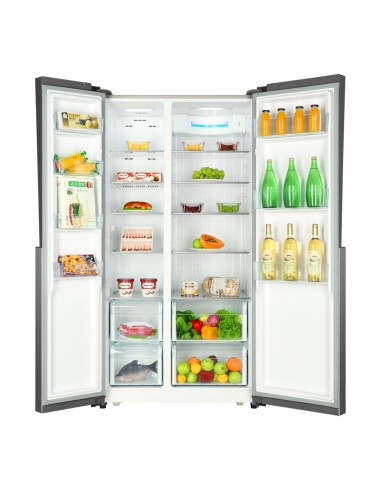 Haier HRF-521DM6 frigorifero side-by-side Libera installazione 518 L Acciaio inossidabile