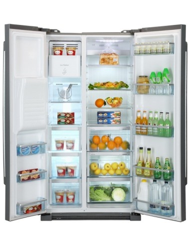 Haier HRF-628IF6 frigorifero side-by-side Libera installazione 550 L Acciaio inossidabile