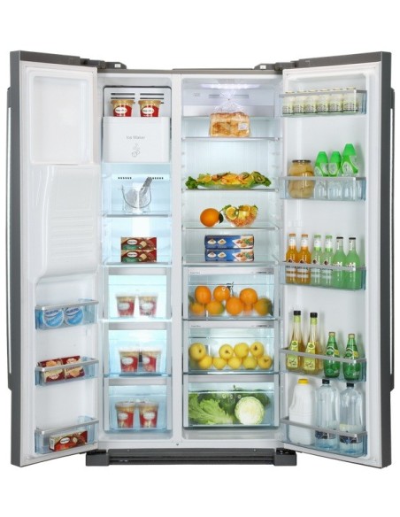 Haier HRF-628IF6 frigorifero side-by-side Libera installazione 550 L Acciaio inossidabile