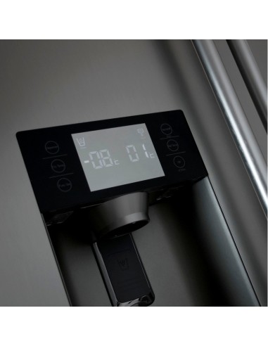 Haier HRF-628IF6 frigorifero side-by-side Libera installazione 550 L Acciaio inossidabile