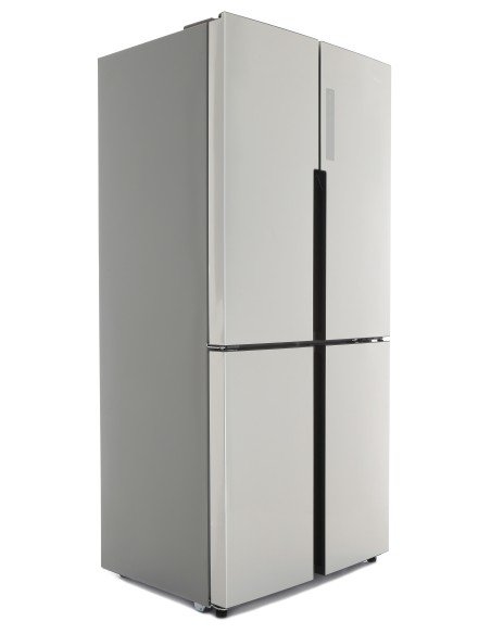 Haier HTF-456DM6 frigorifero side-by-side Libera installazione 470 L F Acciaio inossidabile