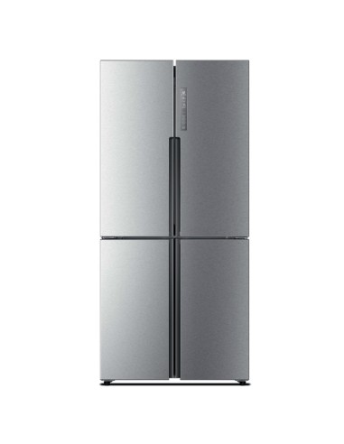 Haier HTF-456DM6 frigorifero side-by-side Libera installazione 470 L F Acciaio inossidabile