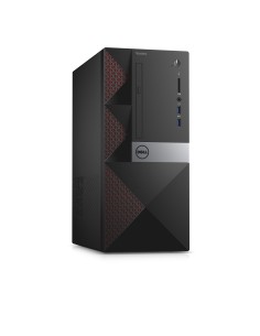 DELL Vostro 3668 DDR4-SDRAM i3-7100 Mini Tower Intel® Core™ i3 4 GB 1000 GB HDD Windows 10 Pro PC Nero, Rosso 2