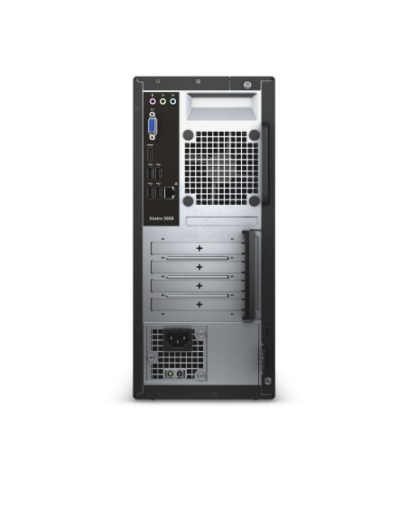 DELL Vostro 3668 DDR4-SDRAM i3-7100 Mini Tower Intel® Core™ i3 4 GB 1000 GB HDD Windows 10 Pro PC Nero, Rosso