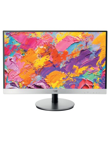 AOC 69 Series I2369VM LED display 58,4 cm (23") 1920 x 1080 Pixel Full HD Nero, Argento