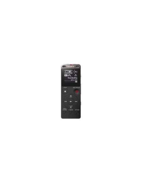 Sony ICD-UX560 Memoria interna e scheda di memoria Nero