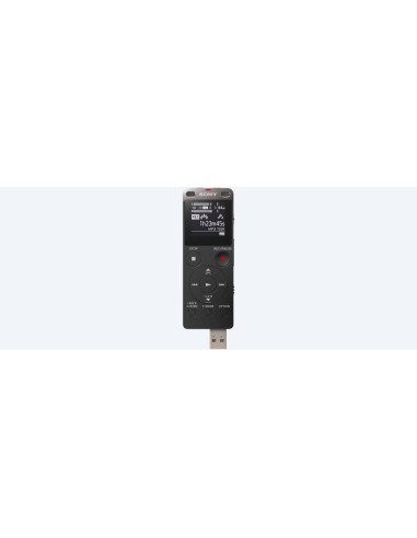 Sony ICD-UX560 Memoria interna e scheda di memoria Nero