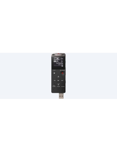 Sony ICD-UX560 Memoria interna e scheda di memoria Nero