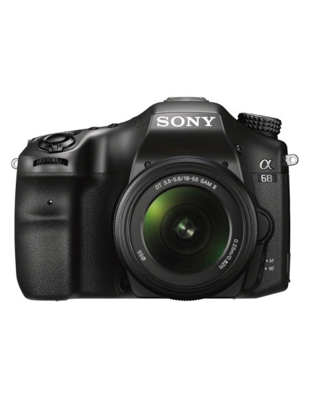 Sony α Alpha 68K, fotocamera con obiettivo 18-55 mm, Translucent Mirror, attacco A, APS-C, 24.2 MP