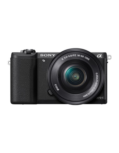 Sony Alpha 5100L, fotocamera mirrorless con obiettivo 16-50 mm, attacco E, sensore APS-C, 24.3 MP