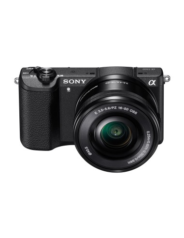Sony Alpha 5100L, fotocamera mirrorless con obiettivo 16-50 mm, attacco E, sensore APS-C, 24.3 MP