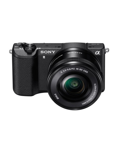 Sony Alpha 5100L, fotocamera mirrorless con obiettivo 16-50 mm, attacco E, sensore APS-C, 24.3 MP