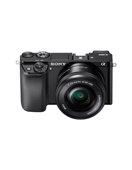 Sony α Alpha 6000L, fotocamera mirrorless con obiettivo 16-50 mm, attacco E, sensore APS-C, 24.3 MP, nero