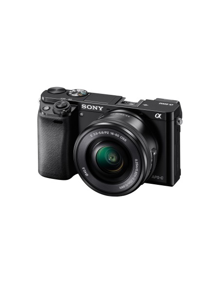 Sony α Alpha 6000L, fotocamera mirrorless con obiettivo 16-50 mm, attacco E, sensore APS-C, 24.3 MP, nero