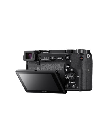 Sony α Alpha 6000L, fotocamera mirrorless con obiettivo 16-50 mm, attacco E, sensore APS-C, 24.3 MP, nero