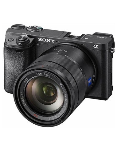 Sony Alpha 6300L, fotocamera mirrorless con obiettivo 16-50 mm, attacco E, sensore APS-C, 24.2 MP