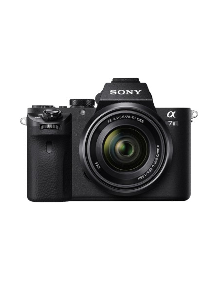 Sony α Alpha 7 II, fotocamera mirrorless con obiettivo 28-70mm, attacco E, sensore full-frame, 24.3 MP