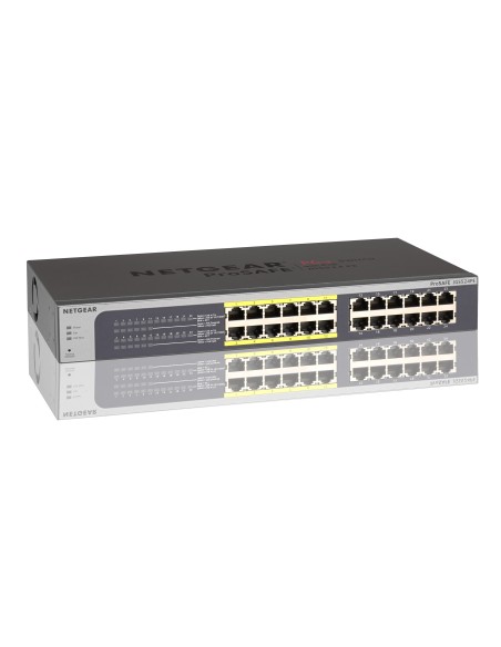 Netgear ProSafe Plus JGS524PE Gestito L3 Gigabit Ethernet (10 100 1000) Supporto Power over Ethernet (PoE) Nero