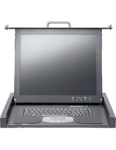Fujitsu RC25 console a rack 43,2 cm (17") 1280 x 1024 Pixel Grigio 1U