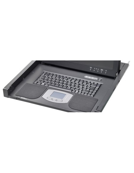 Fujitsu RC25 console a rack 43,2 cm (17") 1280 x 1024 Pixel Grigio 1U