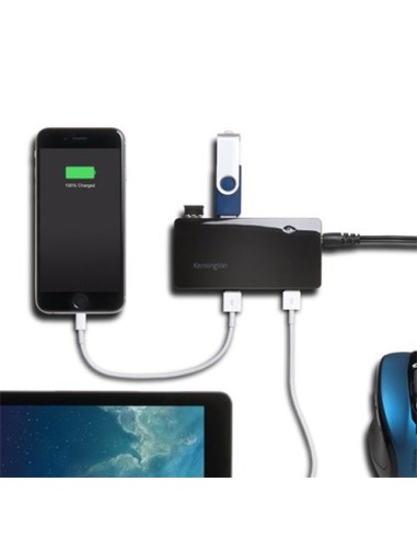 Kensington Hub a 7 porte USB 3.0 con funzionalità di ricarica UH7000C - Nero
