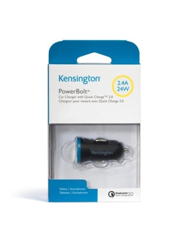 Kensington Caricabatterie da auto PowerBolt™ 2.4 con QuickCharge™ 2.0