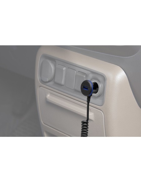 Kensington Caricabatterie da auto PowerBolt™ 3.4 Dual Fast Charge con cavo Lightning™
