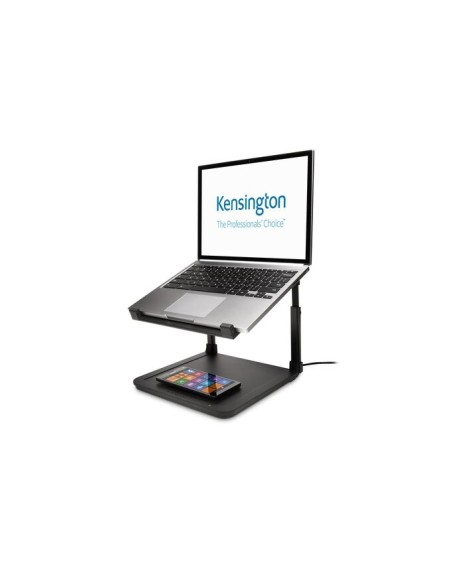 Kensington Base per laptop regolabile SmartFit® con piano di ricarica wireless per smartphone