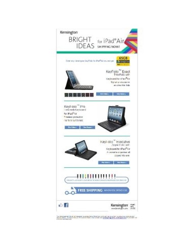 Kensington Mouse wireless SlimBlade™ con nanoricevitore USB