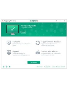 Kaspersky Lab Anti-Virus 2017, 1Y, 1U, IT ITA 1 licenza e 1 anno i 2