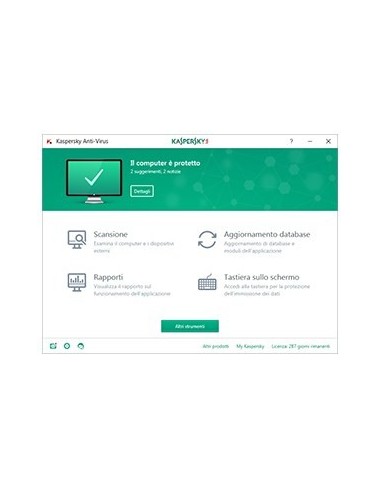 Kaspersky Lab Anti-Virus 2017, 1Y, 3U, IT ITA 3 licenza e 1 anno i